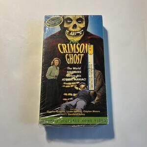 The Crimson Ghost VHS Tape Retro Horror Misfits Image Origin